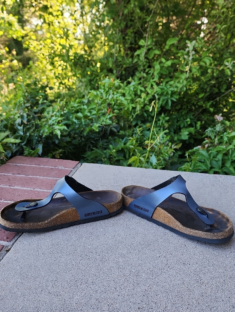 Birkenstock Gizeh Onyx Birko-Flor Sandals - Picture 12 of 16